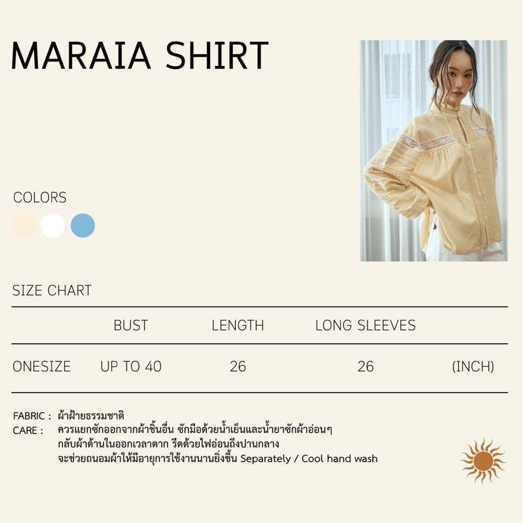HEARTWEAVERS - MARAIS SHIRT