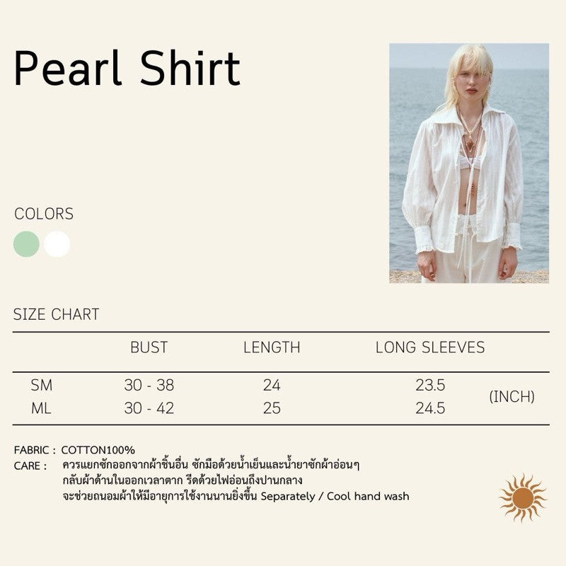 HEARTWEAVERS - PEARL SHIRT