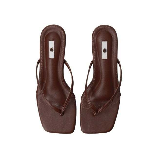 ALEXA KITTEN HEEL SANDALS