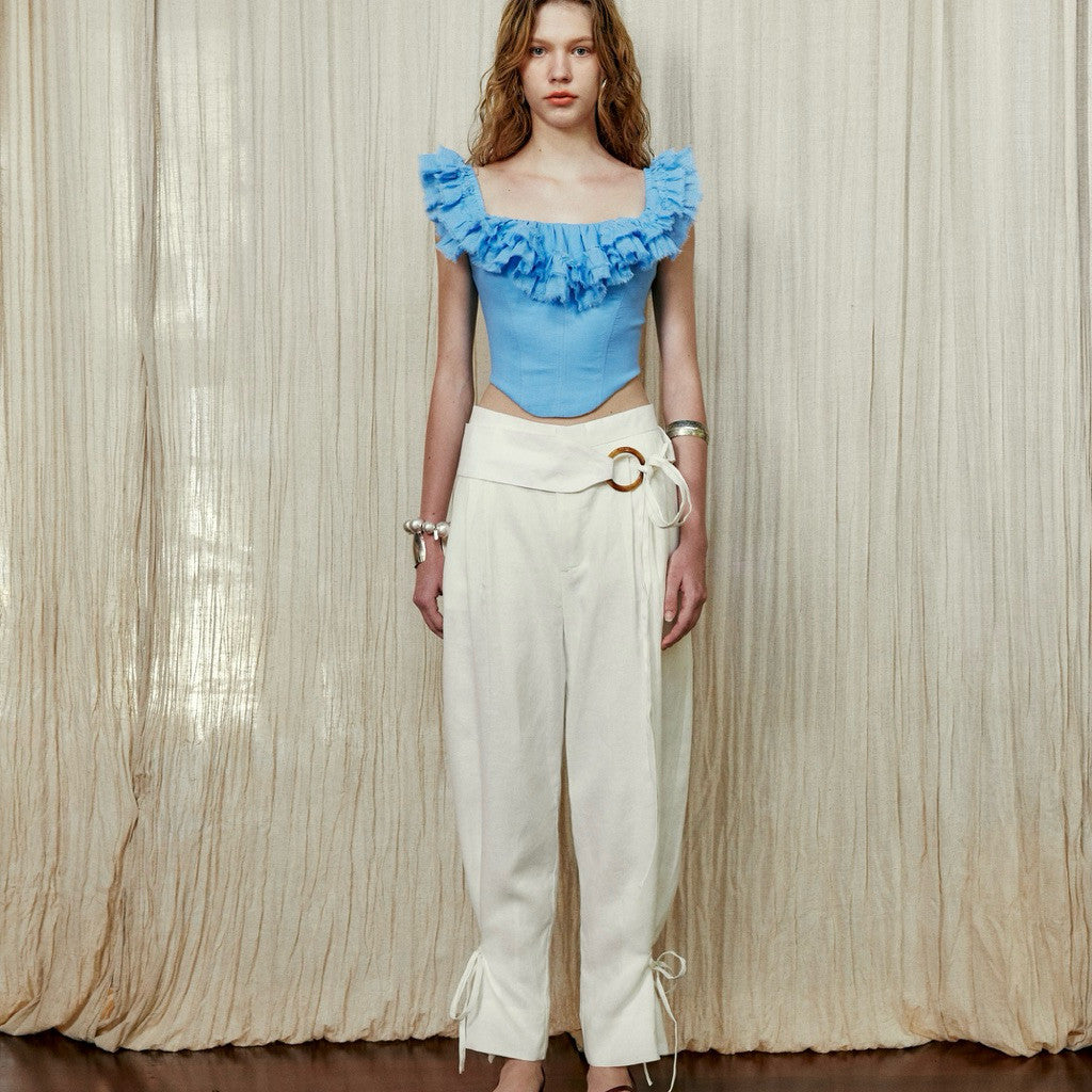 HEARTWEAVERS - BANANA TAILORED PANTS