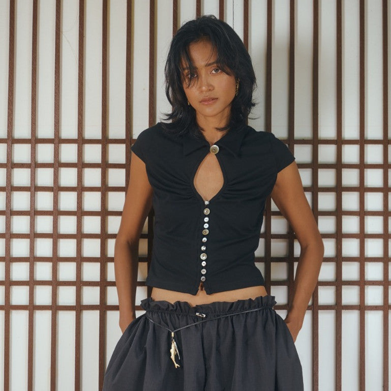 HEARTWEAVERS - YUKI CUT OUT TOP