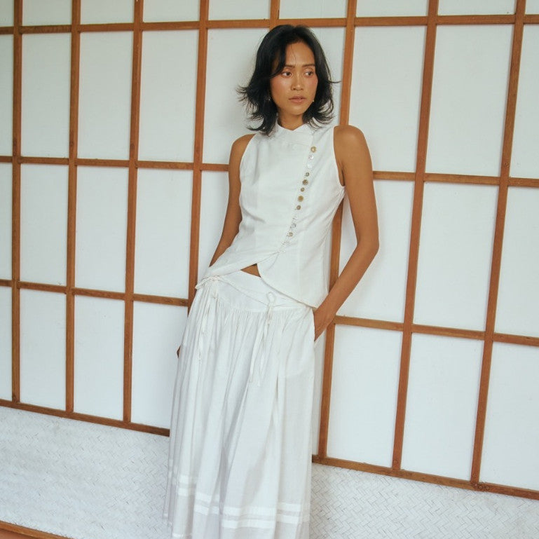 HEARTWEAVERS - KAIA QIPAO TOP