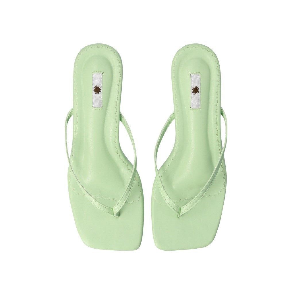 ALEXA KITTEN HEEL SANDALS