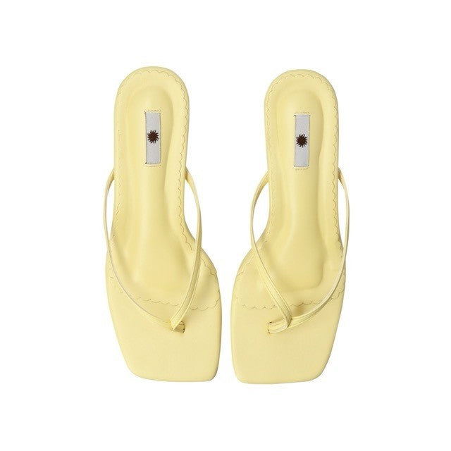ALEXA KITTEN HEEL SANDALS