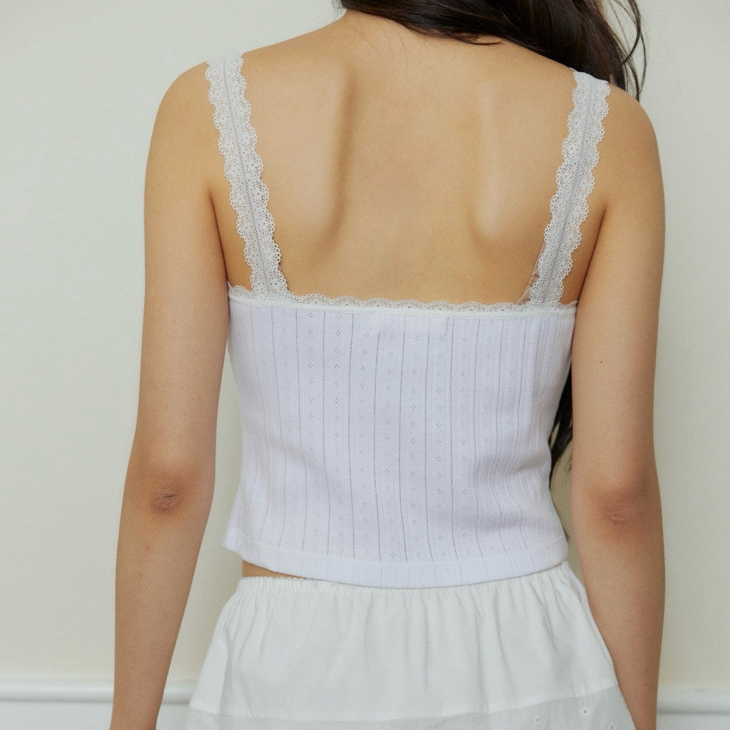HEARTWEAVERS - เสื้อกล้ามลูกไม้ Mei Mei