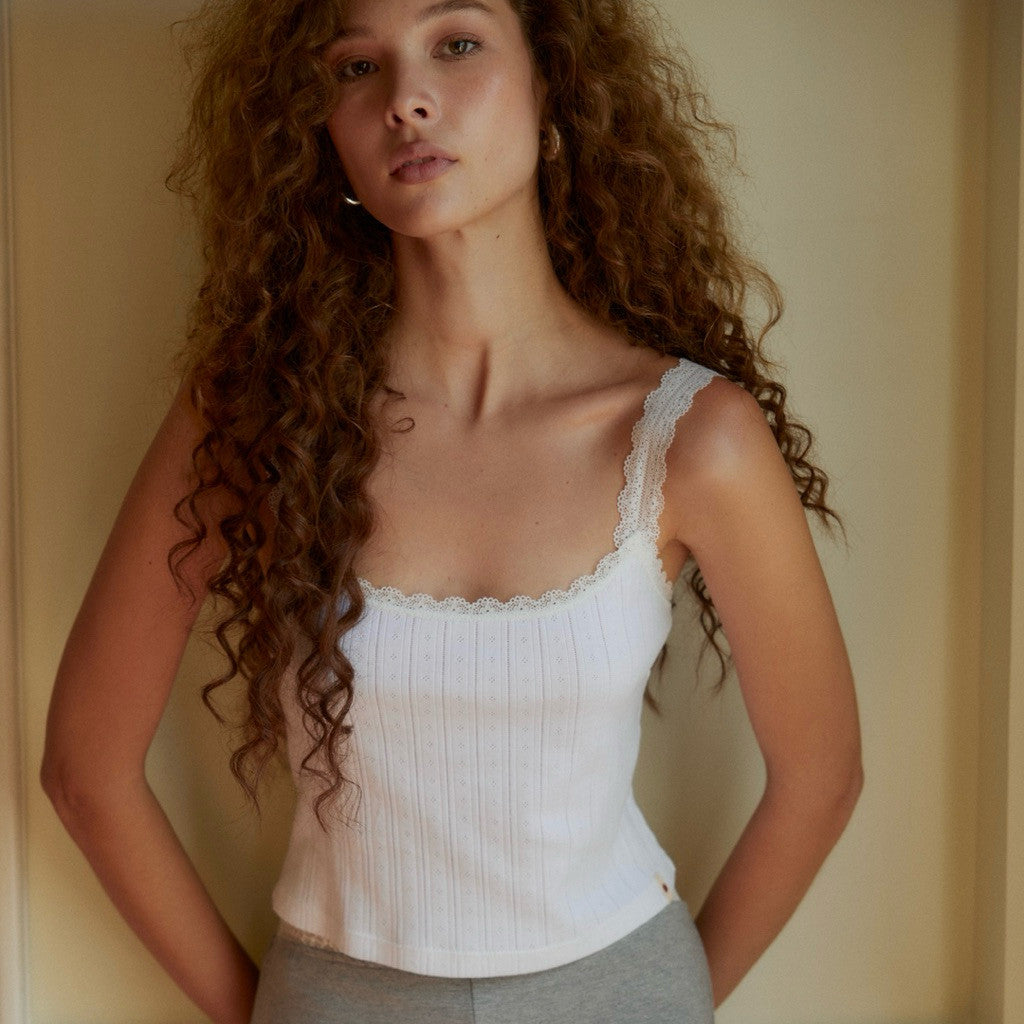 HEARTWEAVERS - MEI MEI LACE TANK TOP