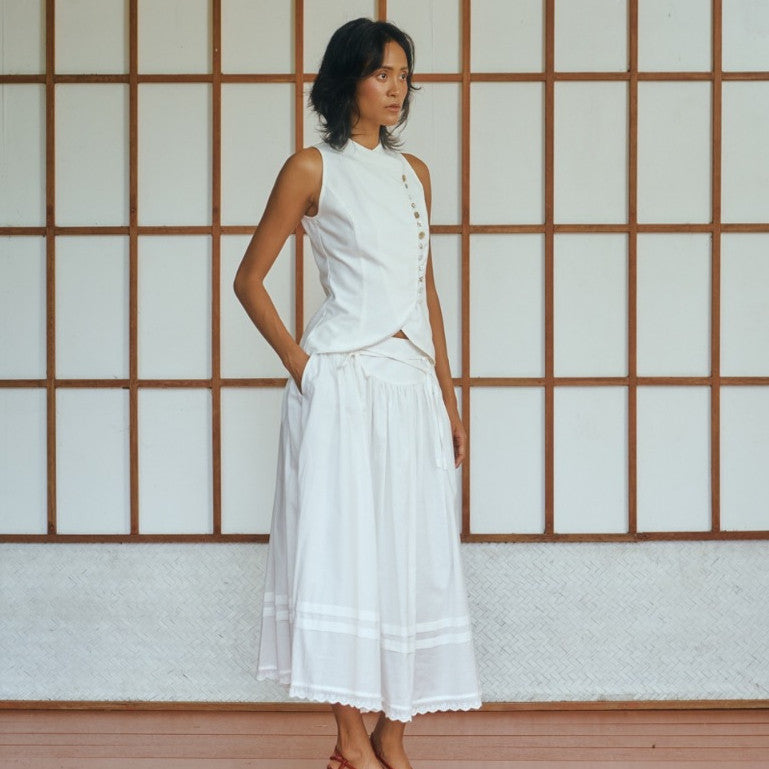 HEARTWEAVERS - KAIA QIPAO TOP